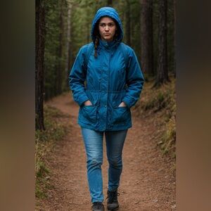 Pacific Trail By London Fog Women’s Teal Coat Size Medium